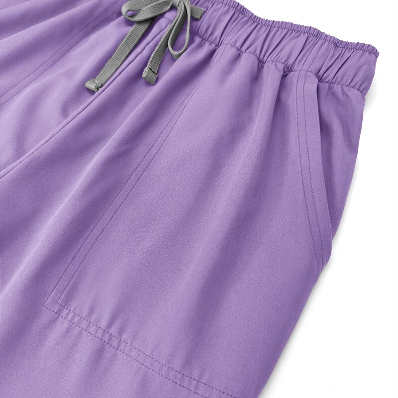 Scrub Set Men Women NiaaHinn Scrub Medical Uniforms V-Neck Top Straight Pants