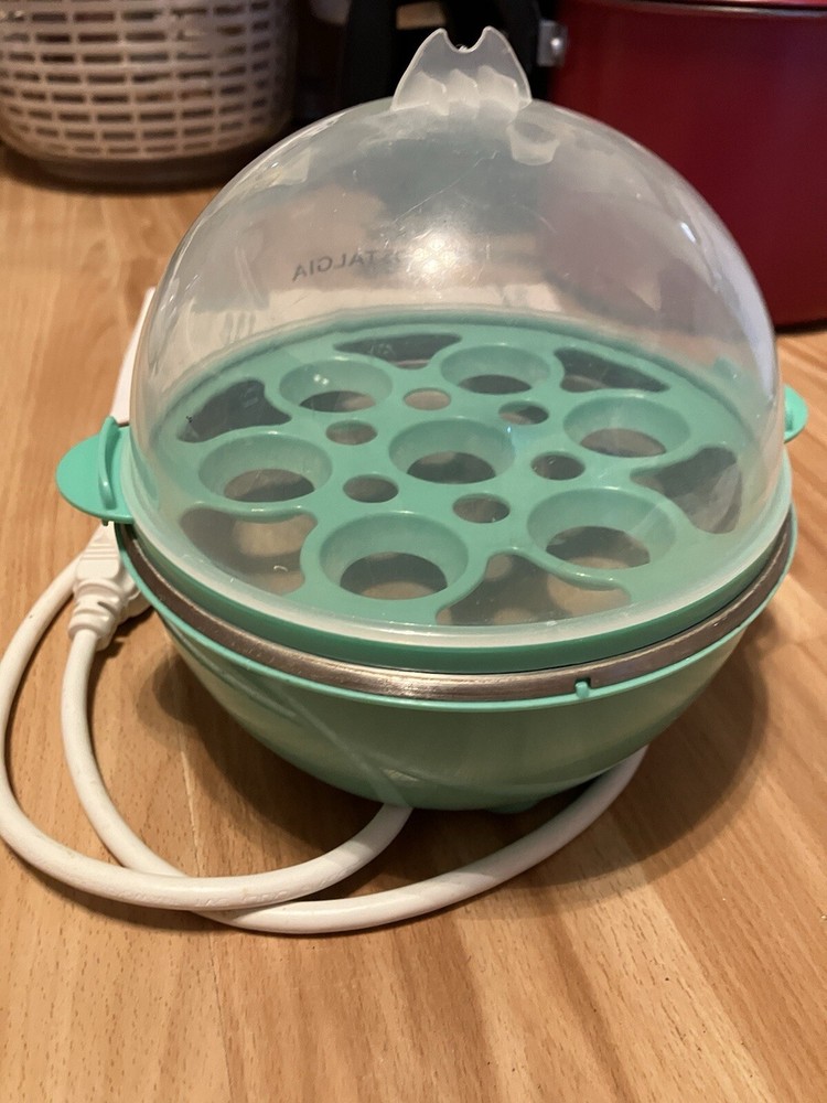 My Mini Nostalgia 7-Egg Cooker, Teal
