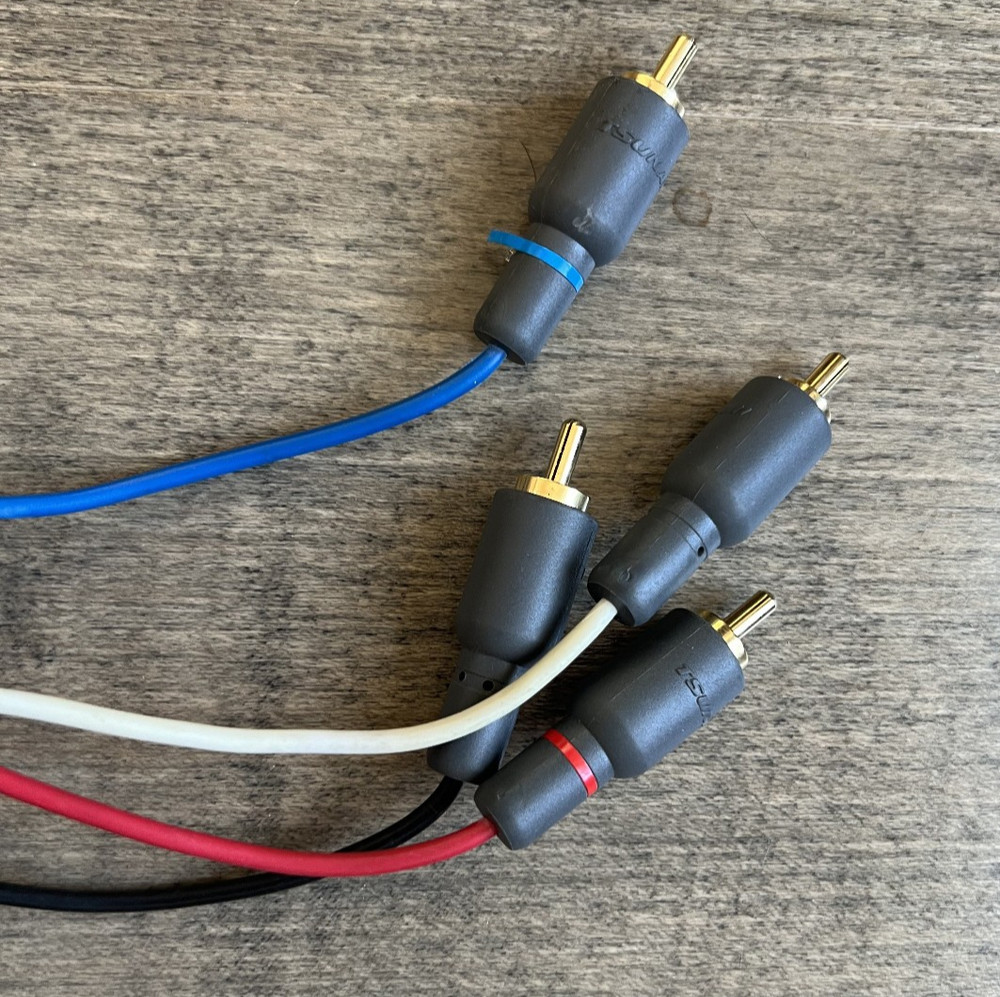 Tsunami RCA Audio Cables 4 Channel-RCA Double Shielded Audio Cables