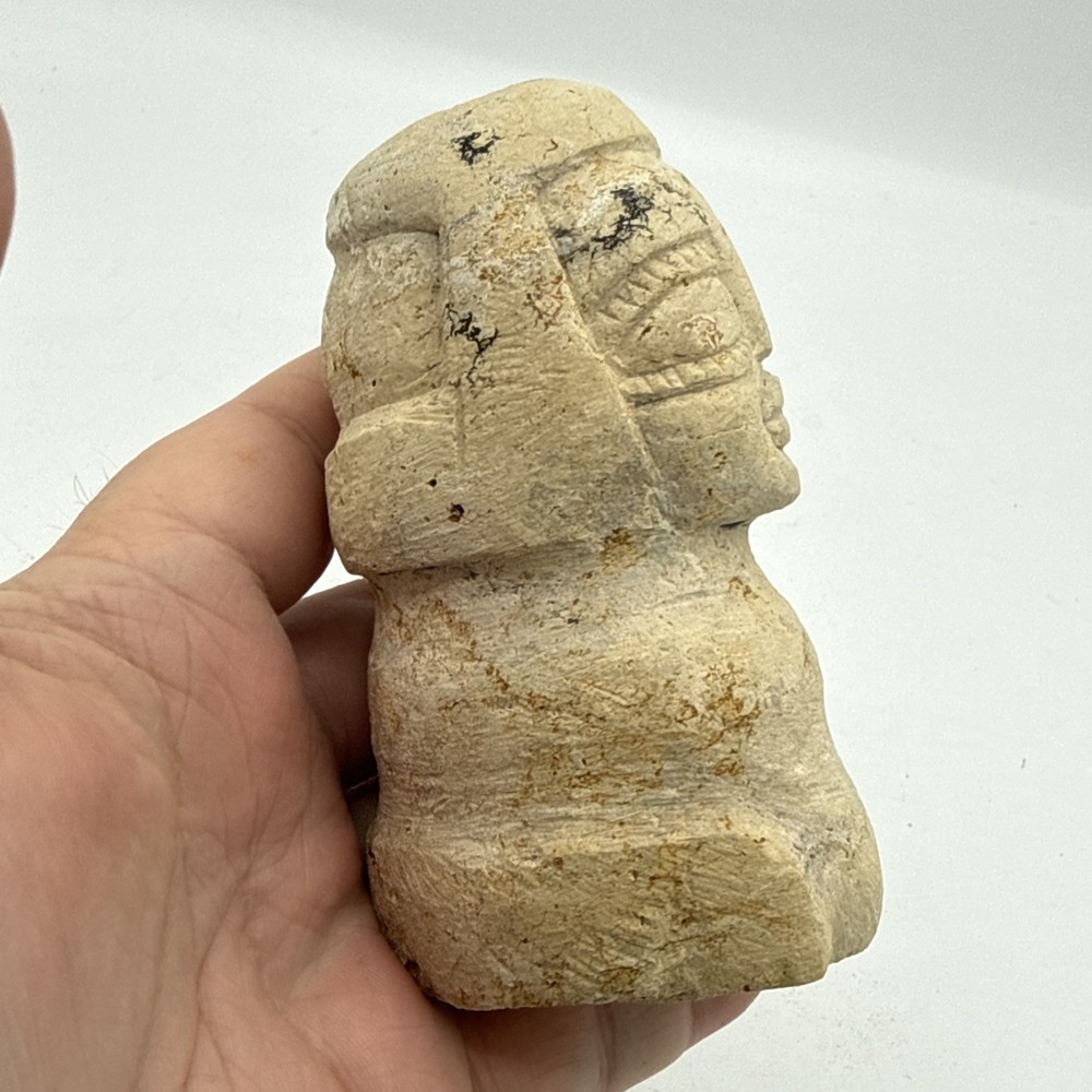 Carved Stone Figure Vintage (Unknown Origin)
