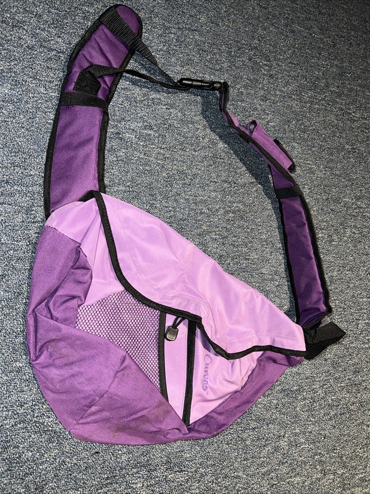 Purple Curves One Handle Backpack/ Gym Bag (B-60)