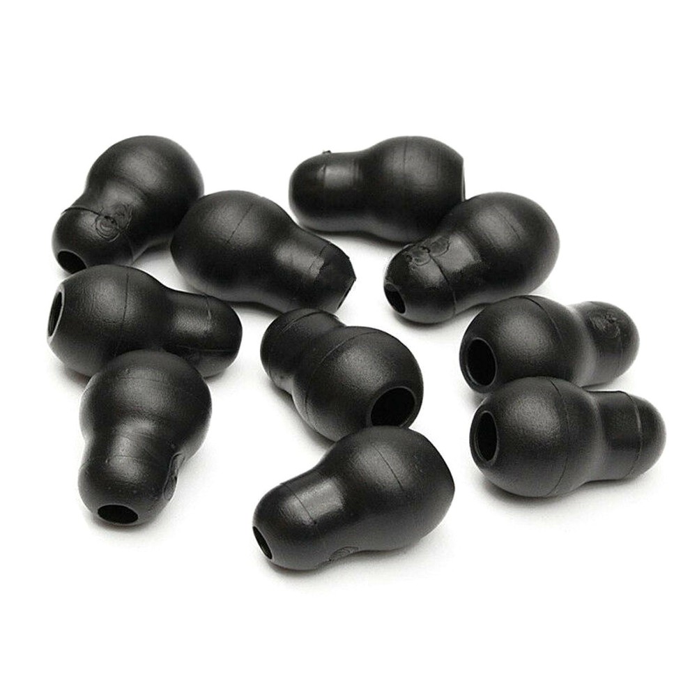 10Pcs Silicone Black Soft Eartips Earplug Earpieces For Littmann Stethoscope B