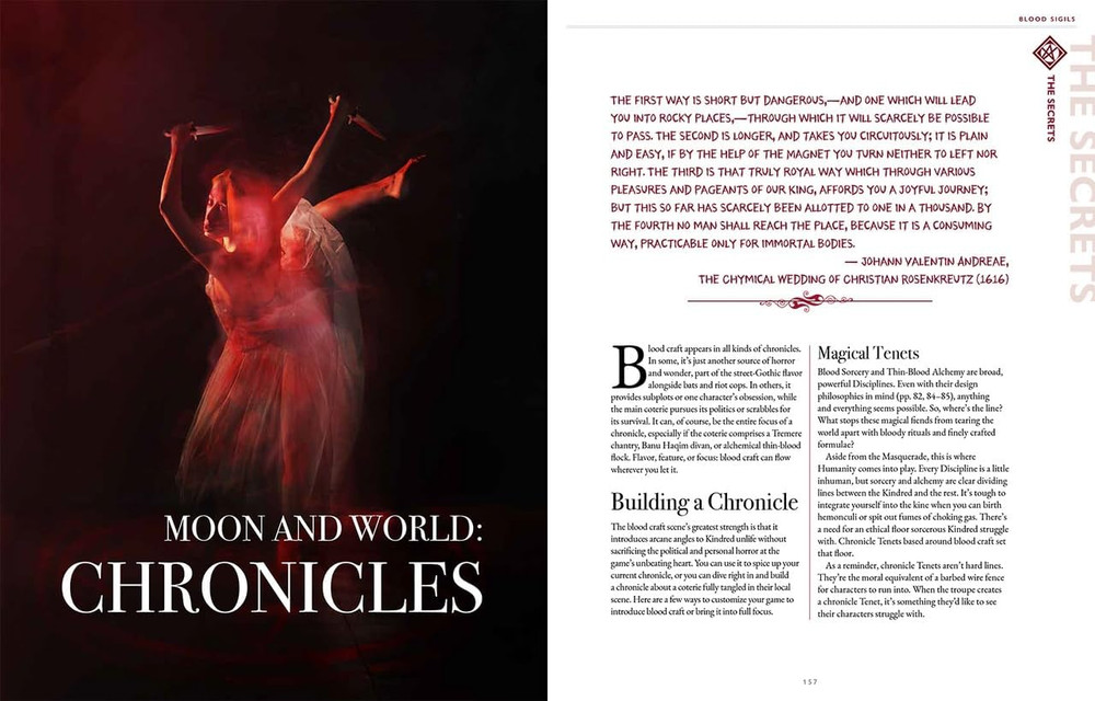 Vampire Masquerade 5E Blood Sigils Sourcebook Thin-Blood Alchemy