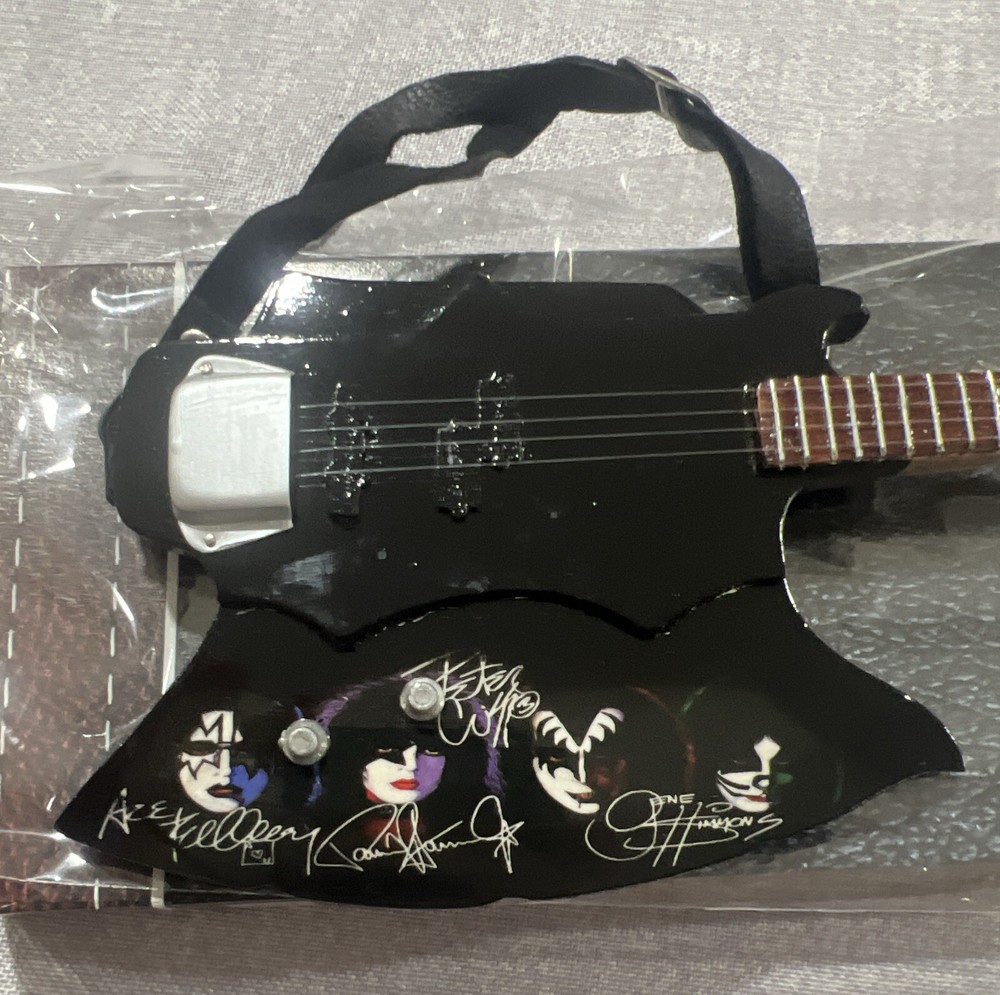 Kiss Mini Axe Guitar Memorabilia