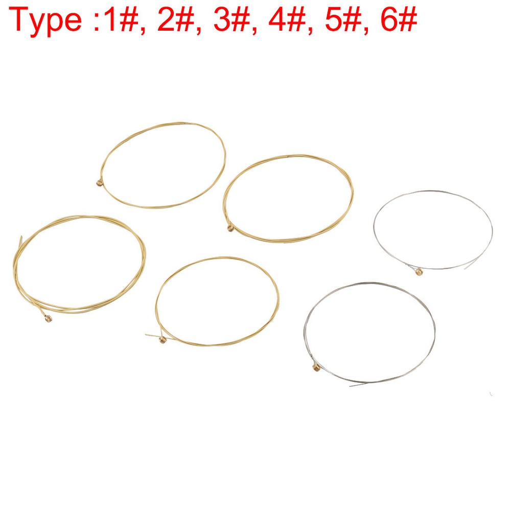 Steel Strings Replacement for Beginner Acoustic Guitar