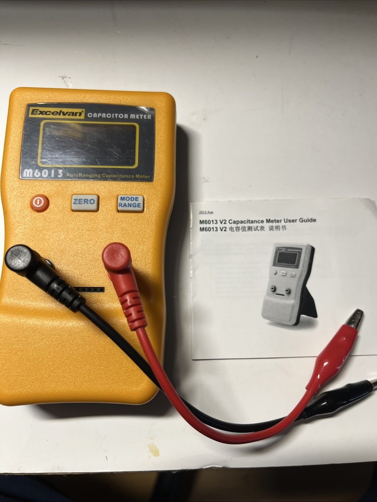 Portable M6013 Capacitor Meter Auto Rang Measuring Capacitance Tester Instrument