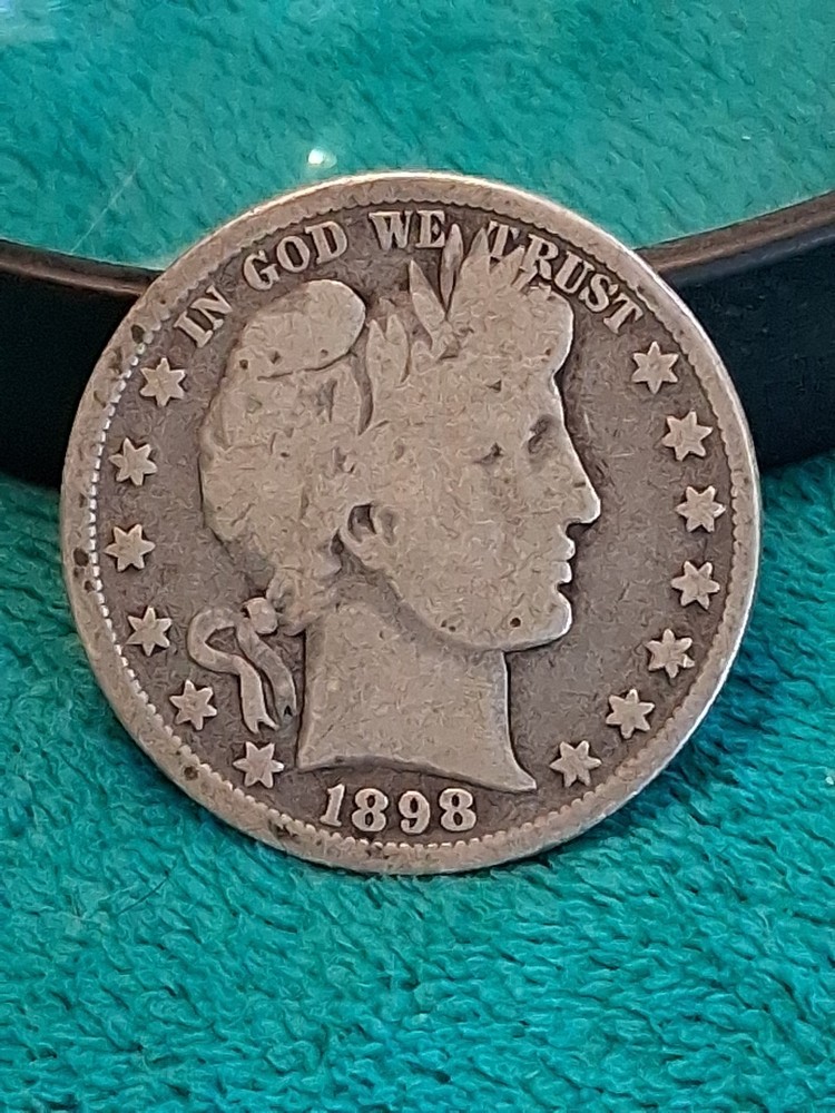 Barber Half Dollar  1898