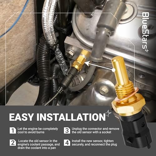 Premium-Quality 213-4777 Engine Coolant Temperature Sensor - Easy To Install