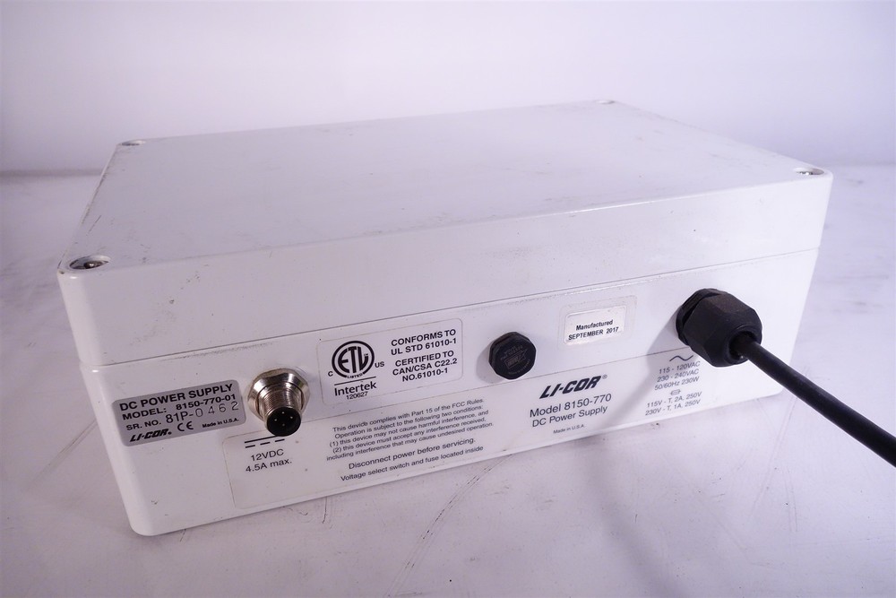 LI-Cor DC Power Supply Model 8150-770