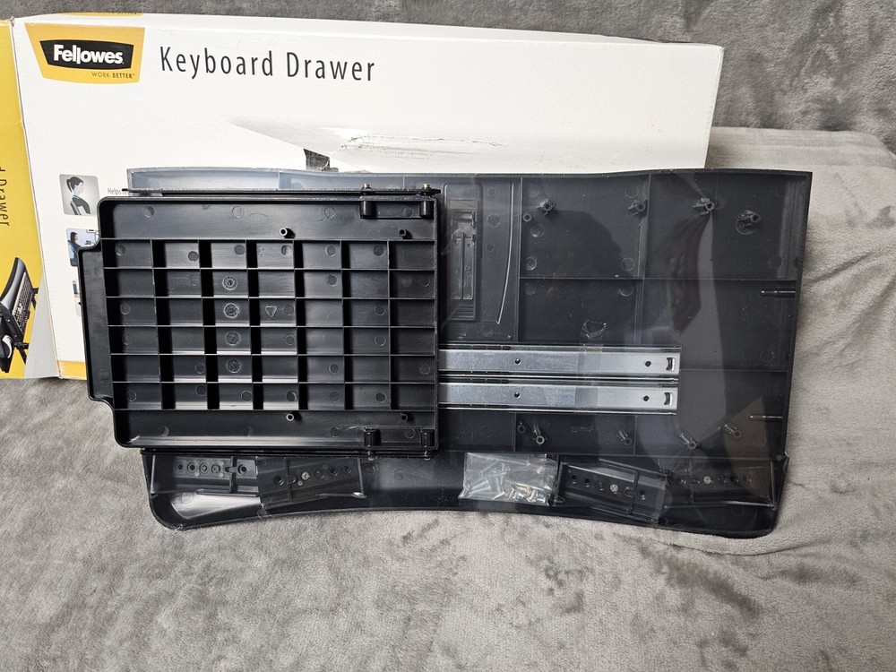 Fellowes Office Suites Underdesk Keyboard Drawer with instructions