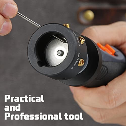 8V Handheld Tungsten Electrode Sharpener for TIG Welding - Rotary Tool with Flat