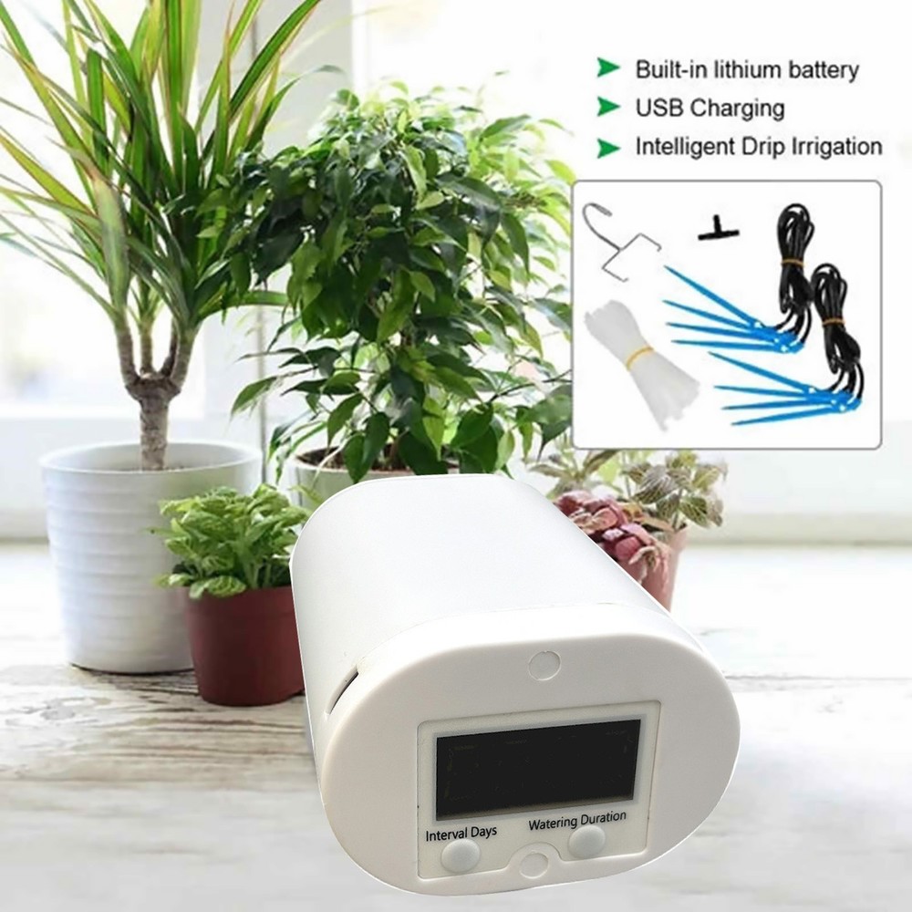 Automatic Plant Waterer for Balcony with Three-Way Head and Multiple Outlets