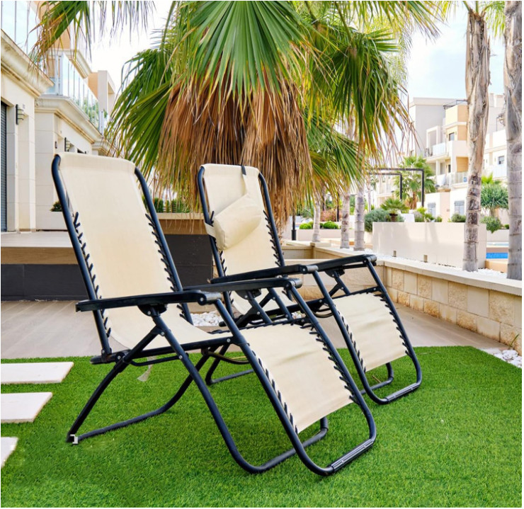 4 Pack Upgraded Black Gravity Chair Replacement Cord Zero Gravity Chair