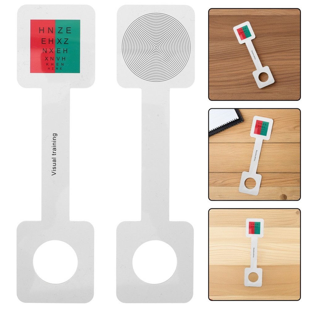 2 Pcs Vision Test Board Eye Exam Accessory Dominant Testing Card
