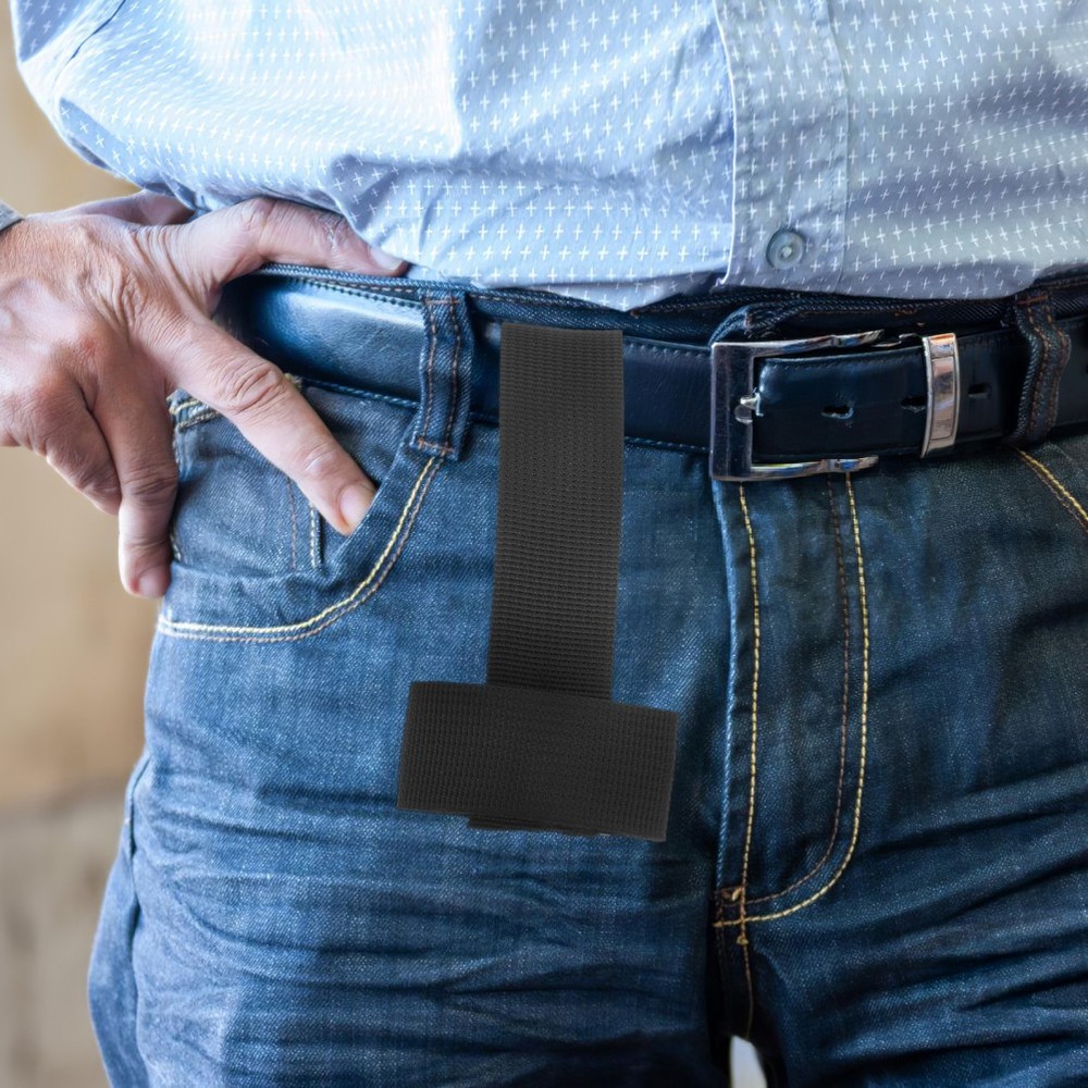 Flashlight Carrying Case: Torch Belt Clip Holder with Adjustable Strap Storage