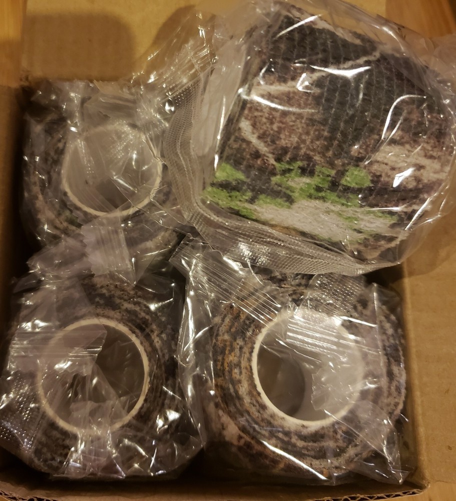 LOOGU CAMO TAPE WRAP FOR GEAR BIONIC WOOD 4 Rolls