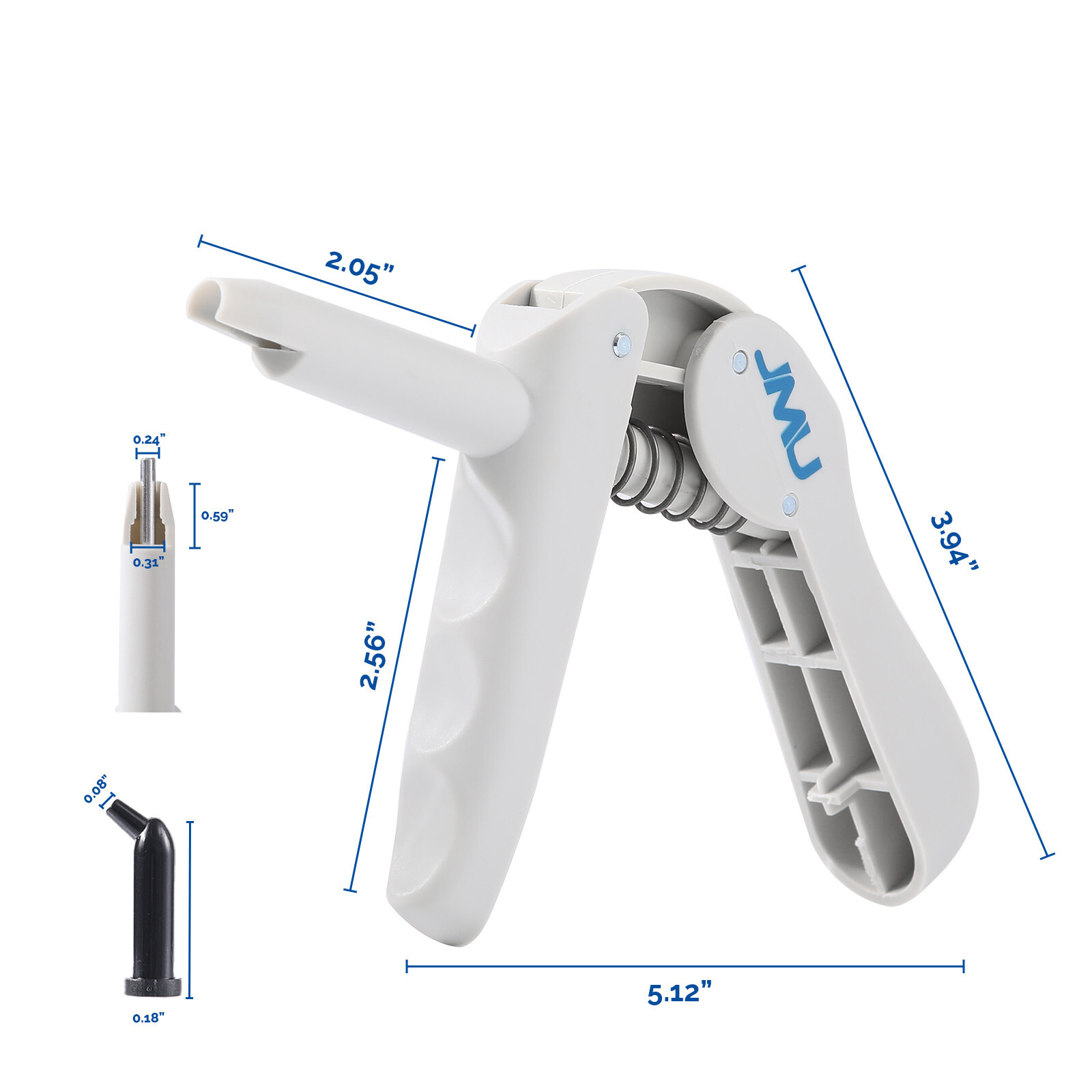 Dental Composite Gun Syringe Dispenser Delivery Gun Applicator Autoclavable