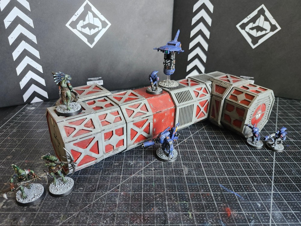 Wargame terrain 3 mdf pieces with 2 3d printed