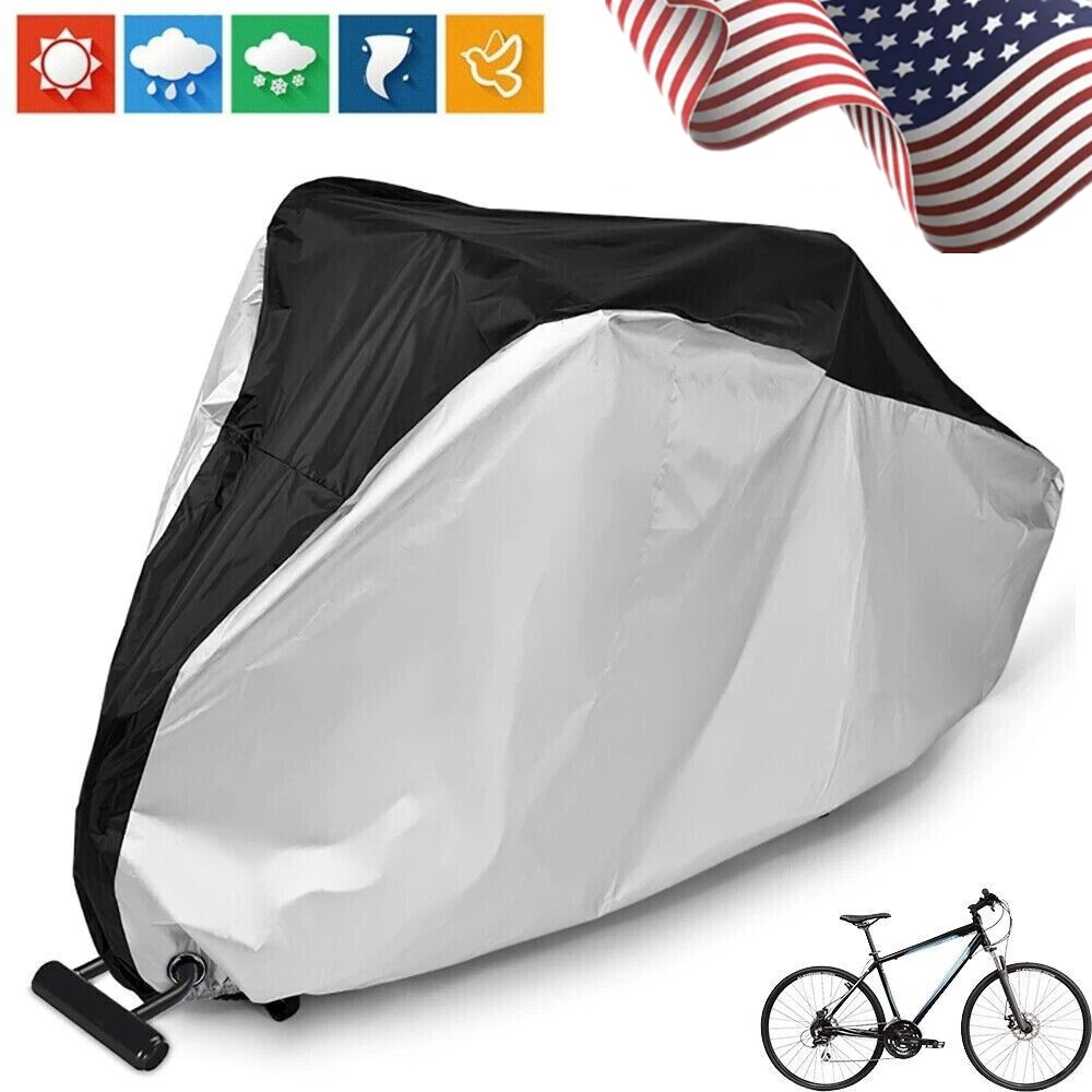Large Waterproof Bikes Cover Outdoor Rain/Sun Protector Bicycle Dustproof Cover