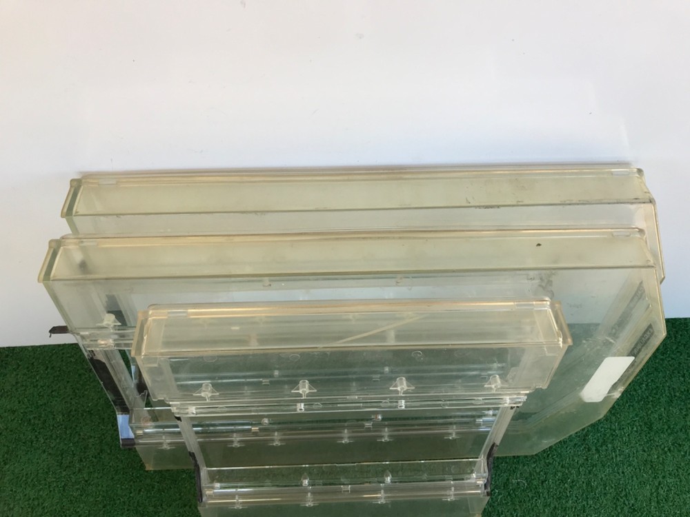 Code 3 Excalibur LED LED-X 2100 Lower Bottom Clear Lightbar Outer Lens Set #2