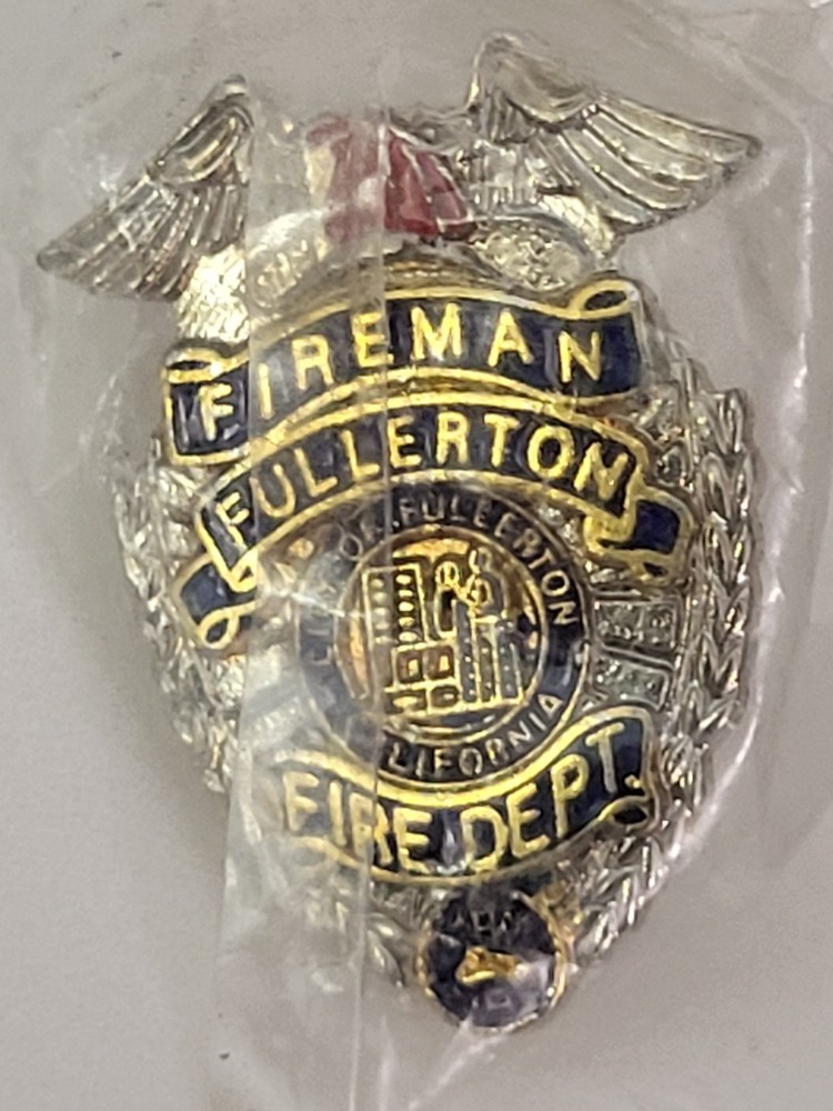 Fullerton Fire Department Fireman Pin