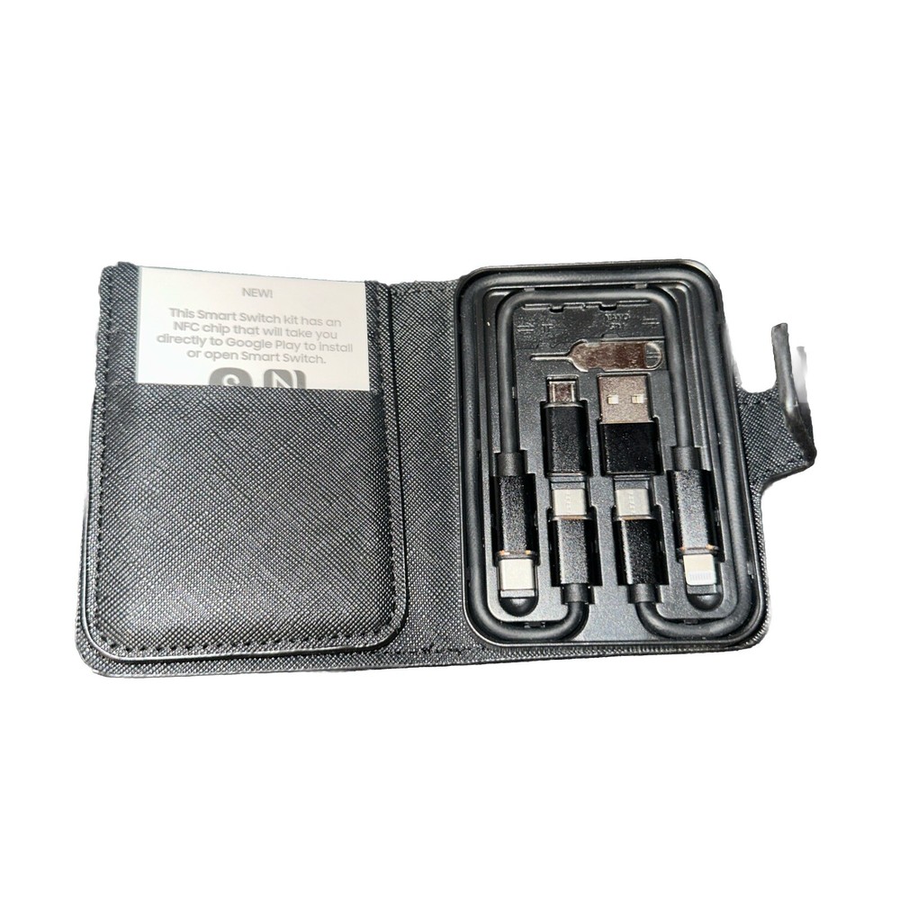 Samsung OEM Leather Smart Switch Kit for Galaxy Phone Data Transfer