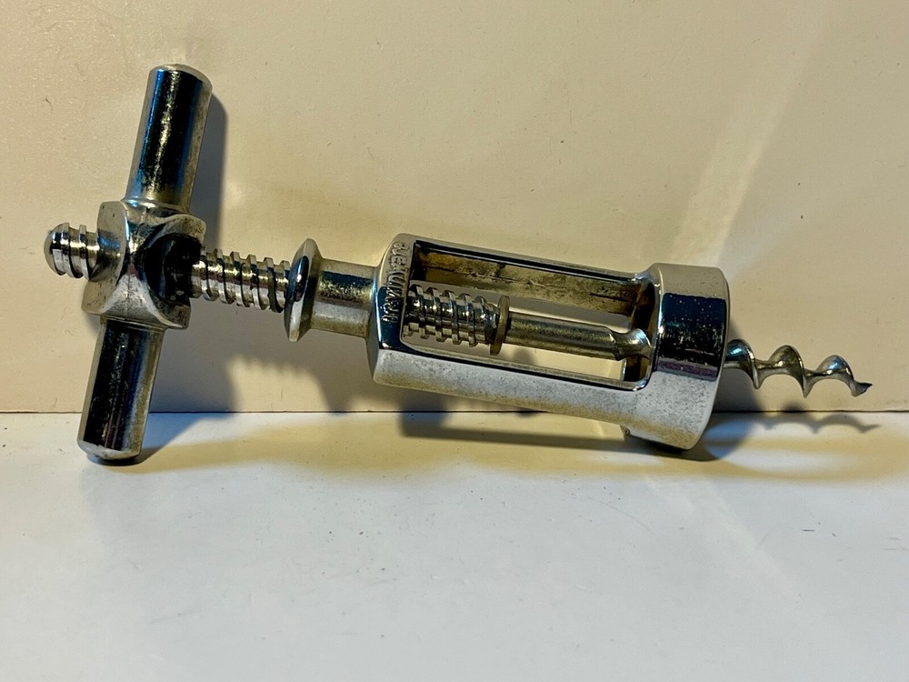 Vintage IRVINWARE ITALY T-Frame Corkscrew Wine Bottle Cork Puller