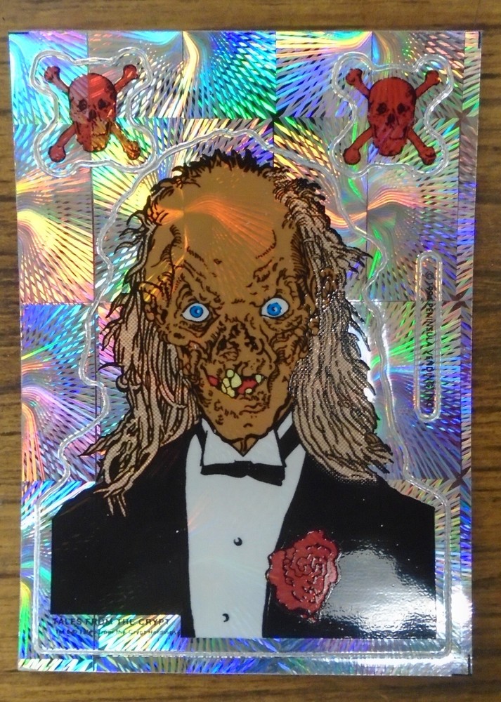 Tales From the Crypt "Vending Machine Sticker" PRISM Crossbones