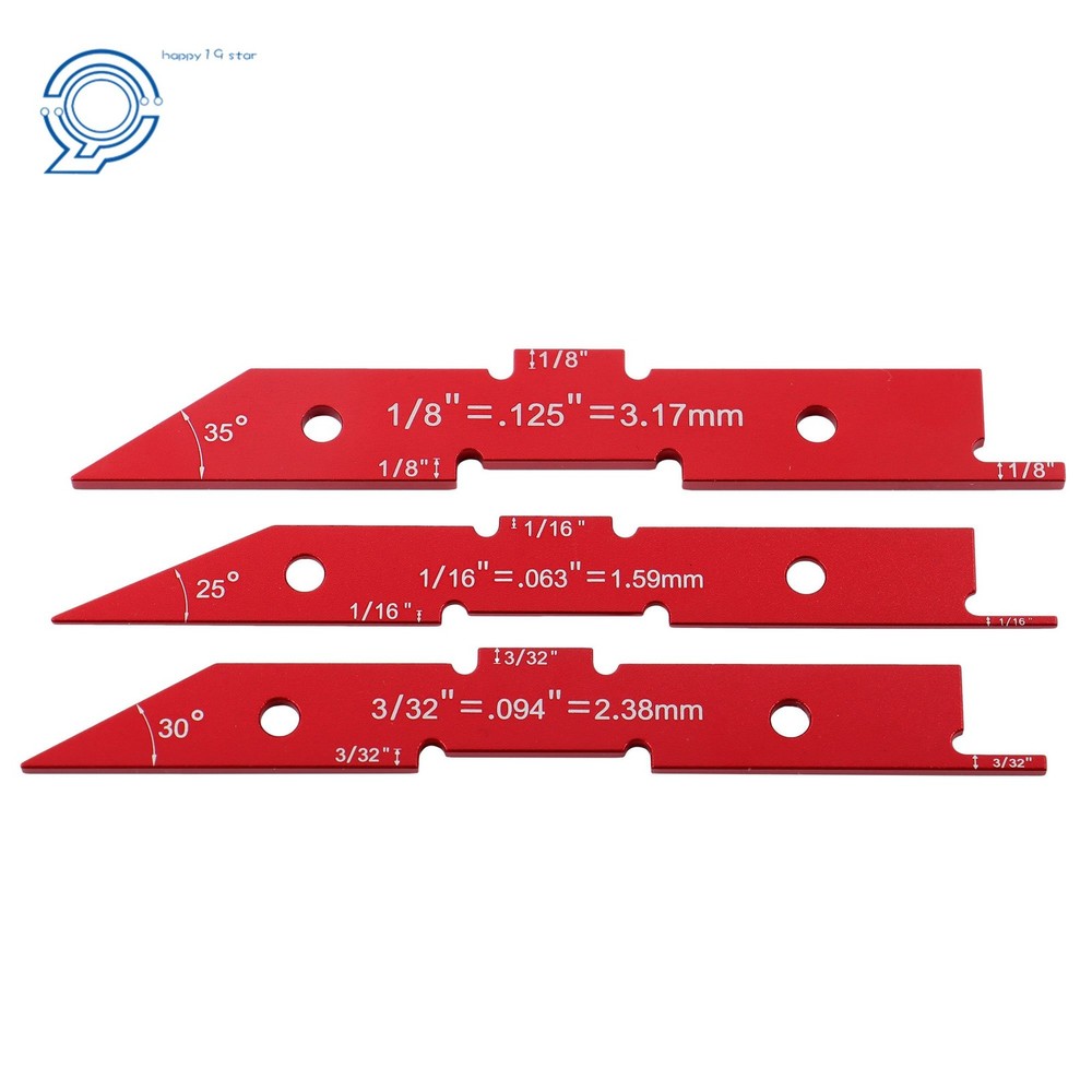 Router Table Setup Bars 14 Pcs Precision Aluminum Setup Blocks Height Gauge
