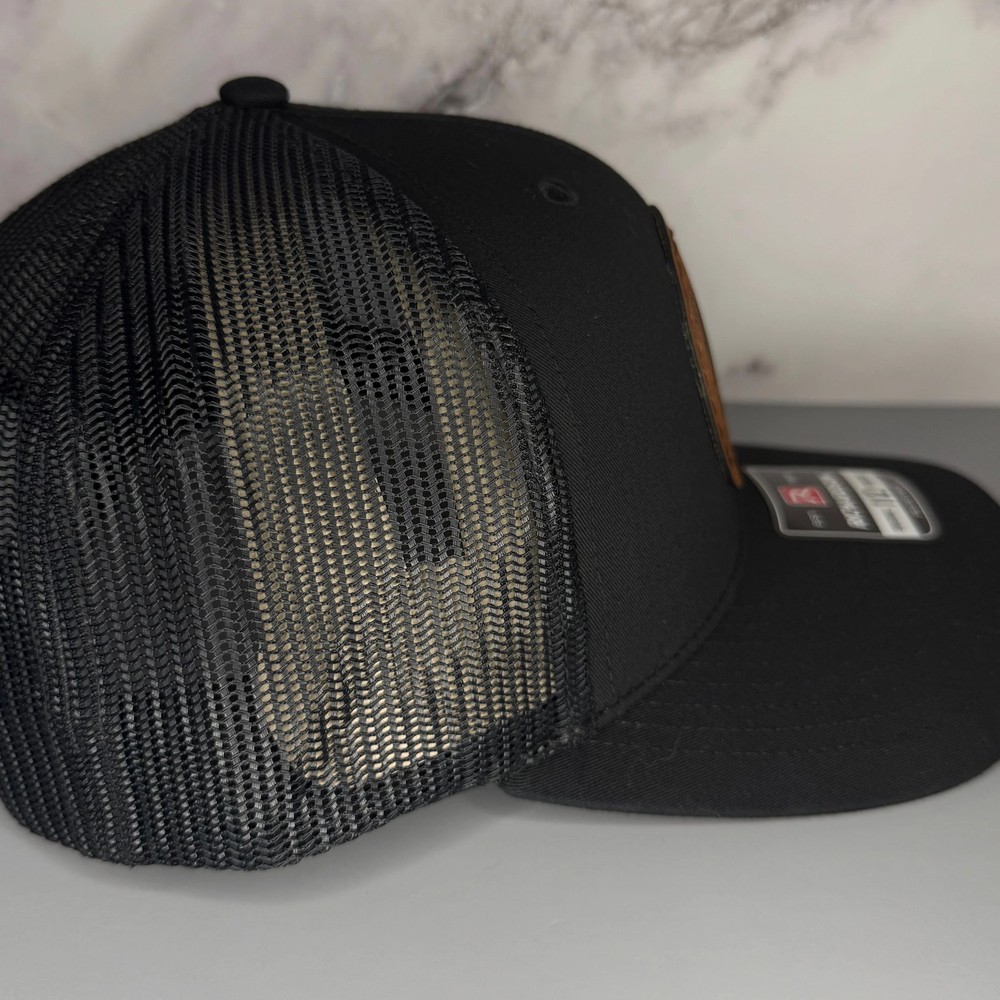 Grim Reaper Halloween Snapback Hat – Hand Sewn Leatherette Patch Cap
