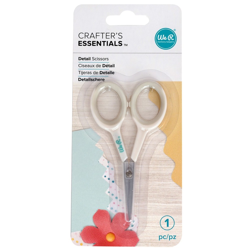 We R Detail Scissors-White - 3 Pack