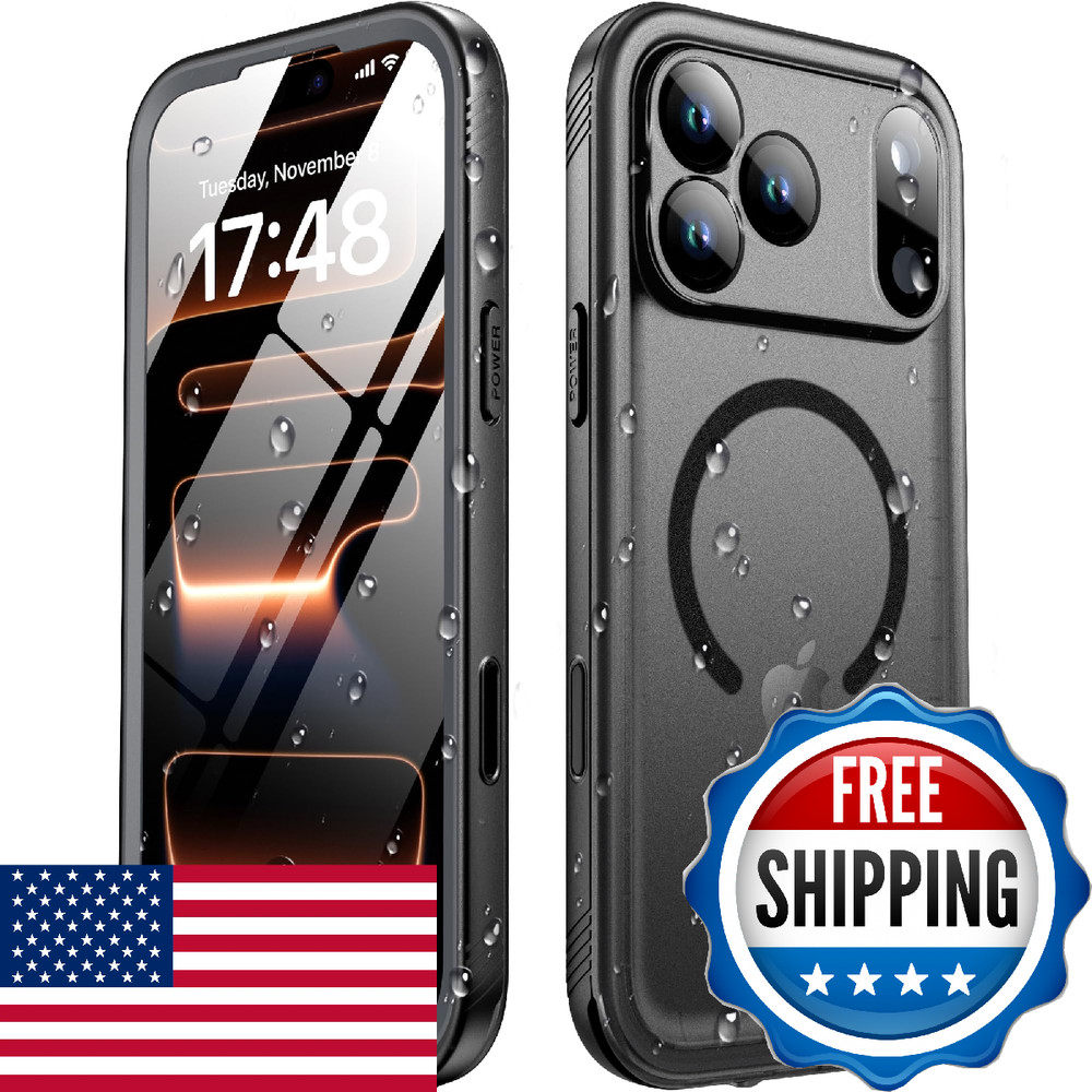 SPORTLINK for iPhone 17 Pro Max Waterproof Case - Built in Screen Protector/Shoc