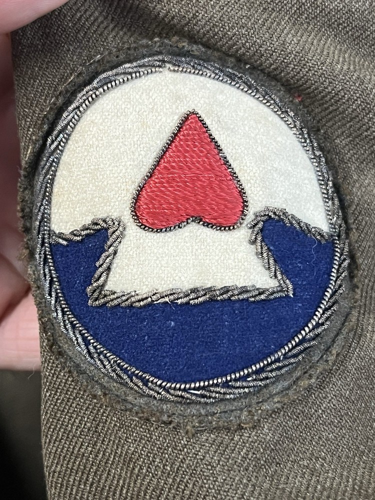 WWII US Army Coat Theater Made Iceland Base Command Air Transport Command Patch