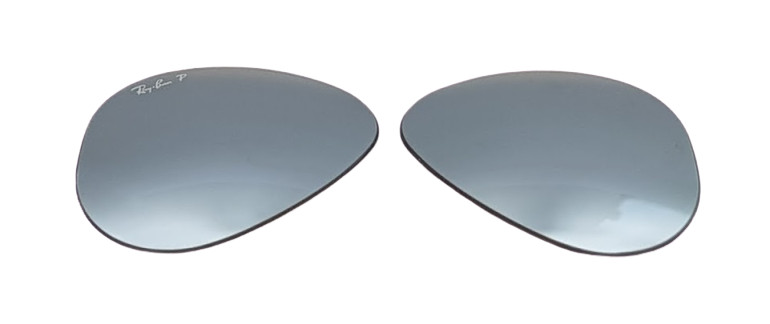 Ray Ban 3689 58 - Replacement Lenses - Polarized Silver Mirror