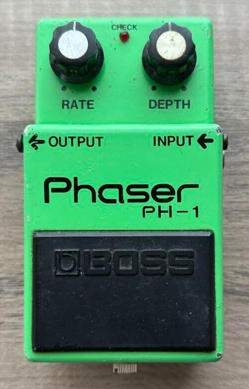 BOSS PH-1 Phaser Guitar Effect Pedal Skeleton Switch Silver Screw Effector Gear