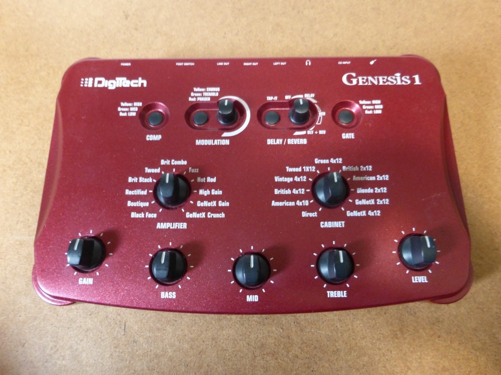DigiTech Genesis 1 Guitar Preamp / Effects Modelling Device with AC Adapter