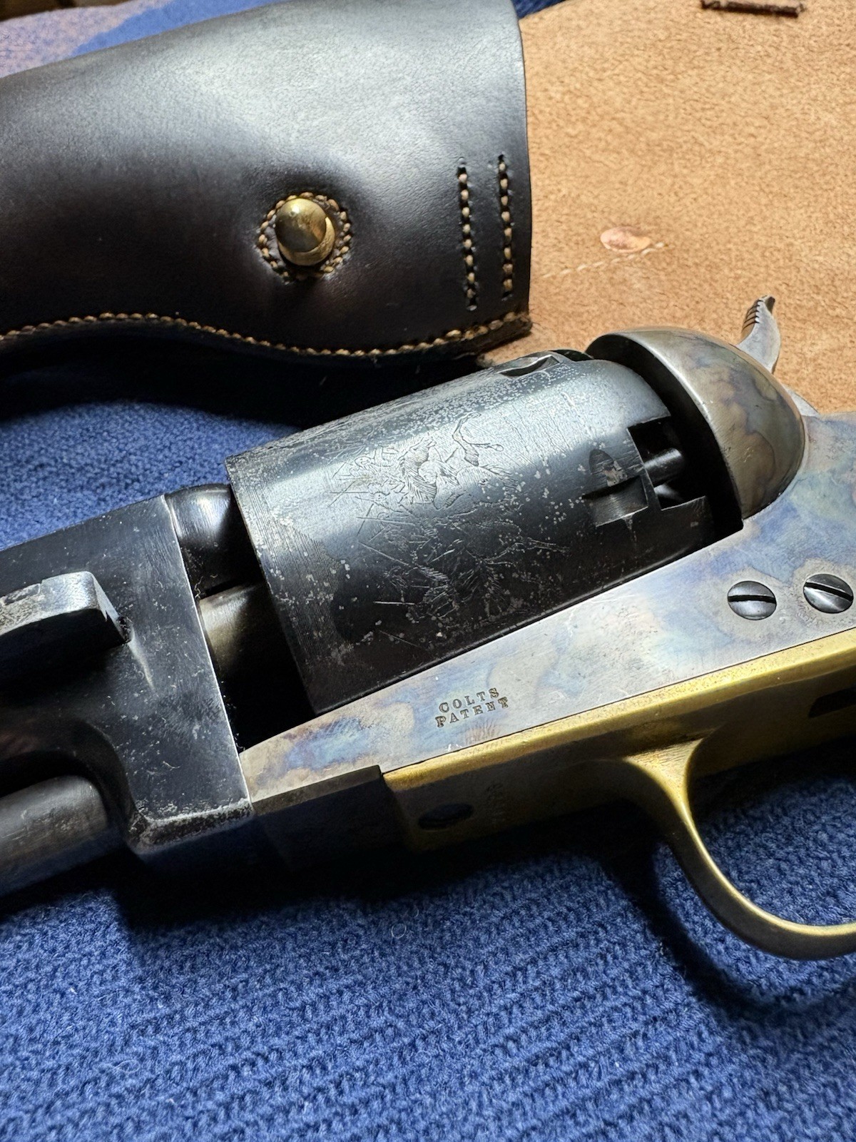 Colts Dragoon Cavalry Holster by Stewart Historic Saddlery