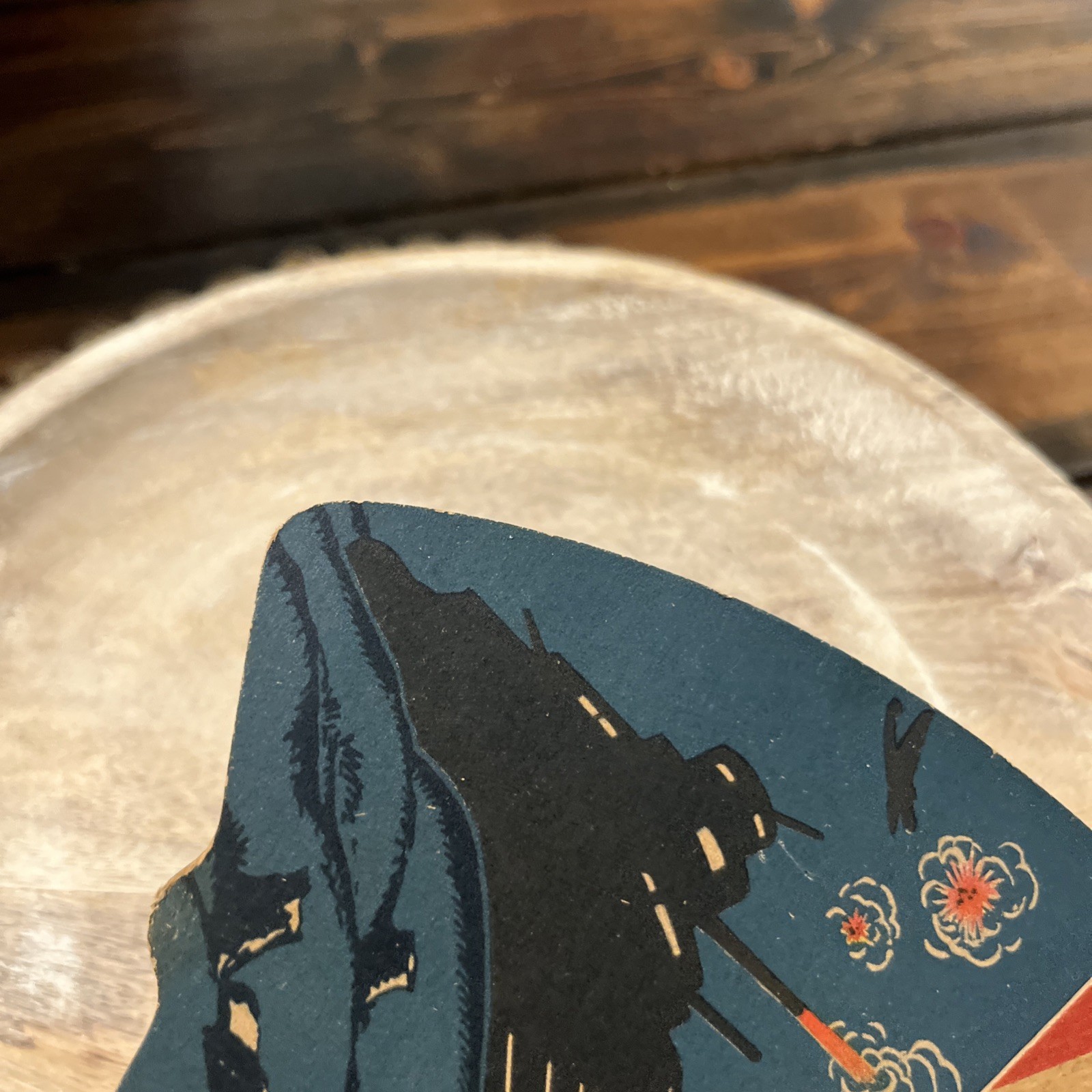 WWII WW2 Patriotic Hand Fan Pledge of Allegiance Advertising Promo Vintage 1940s