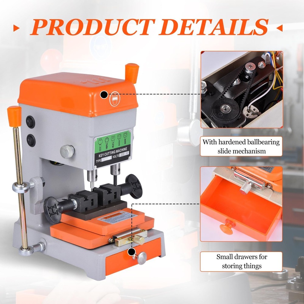Key Cutting duplicating Machine Cutter Car Key Copier Locksmith Tools