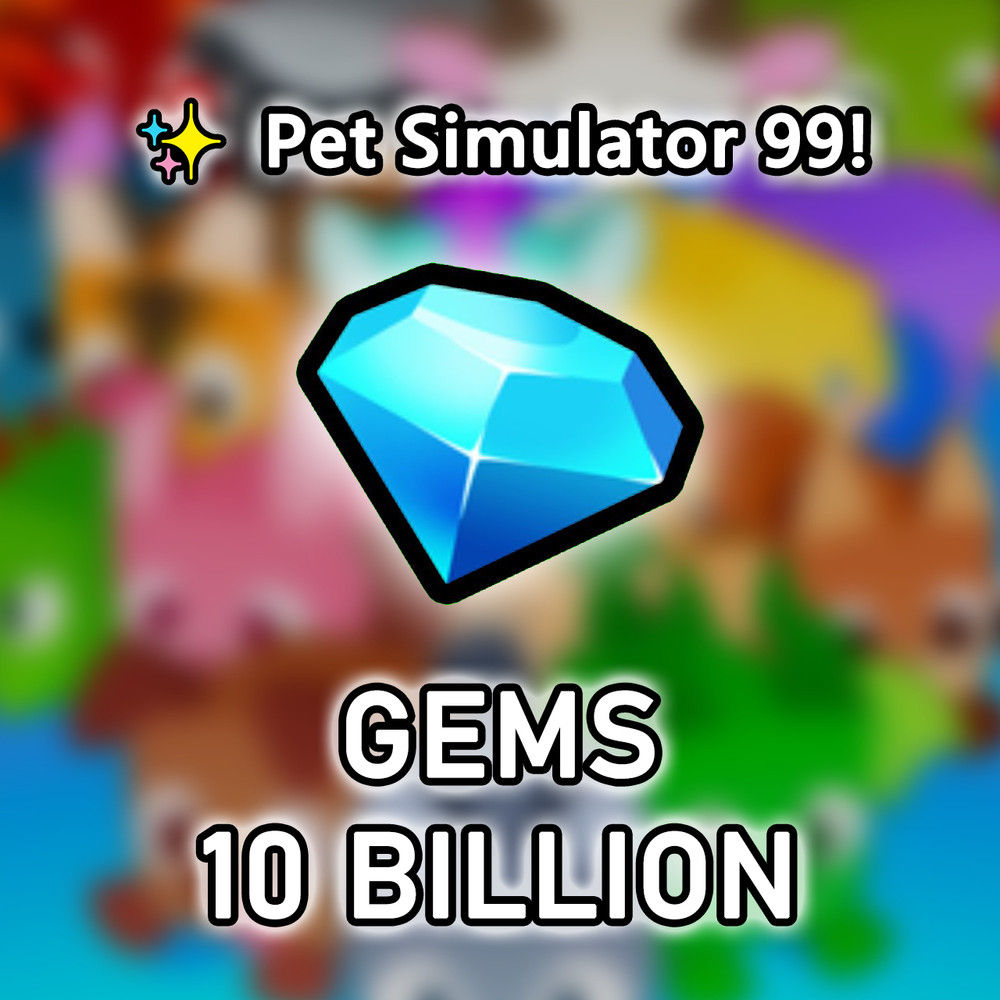 ✨Pet Sim 99✨10B✨✨Gems✨PS99✨ PS99 Diamonds