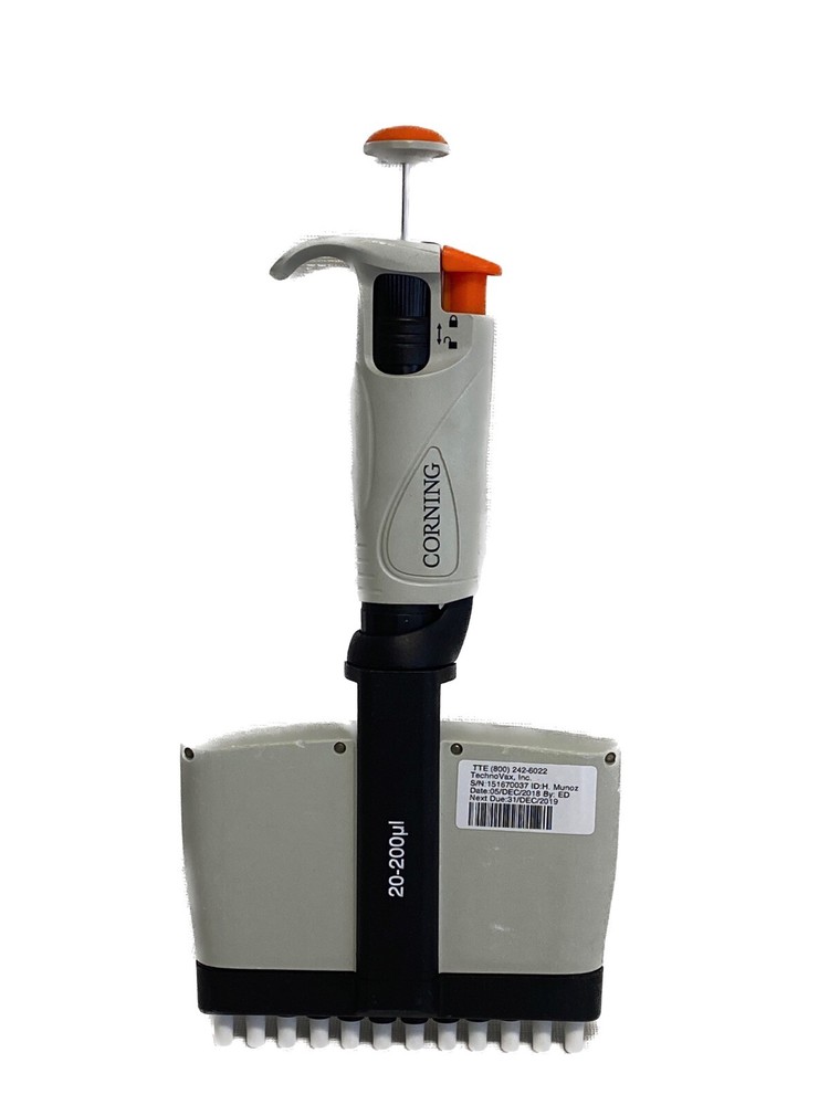 CORNING Lambda Plus 20-200uL 12-Channel Pipettor Autoclavable 4086