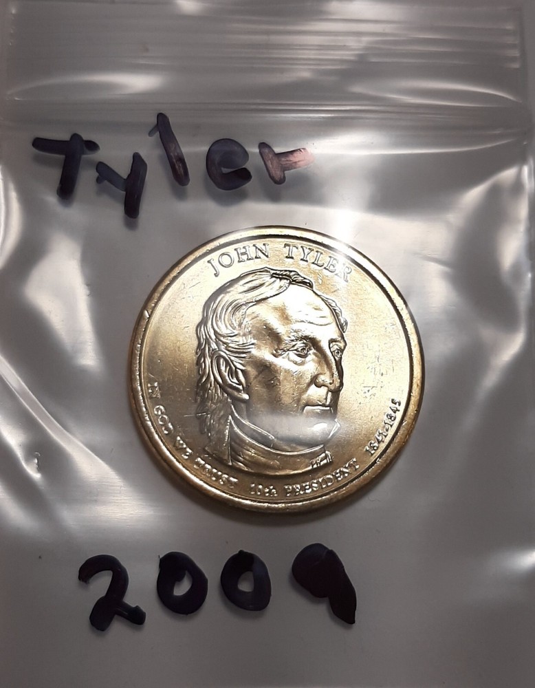 2009-P Pres.  John Tyler Dollar