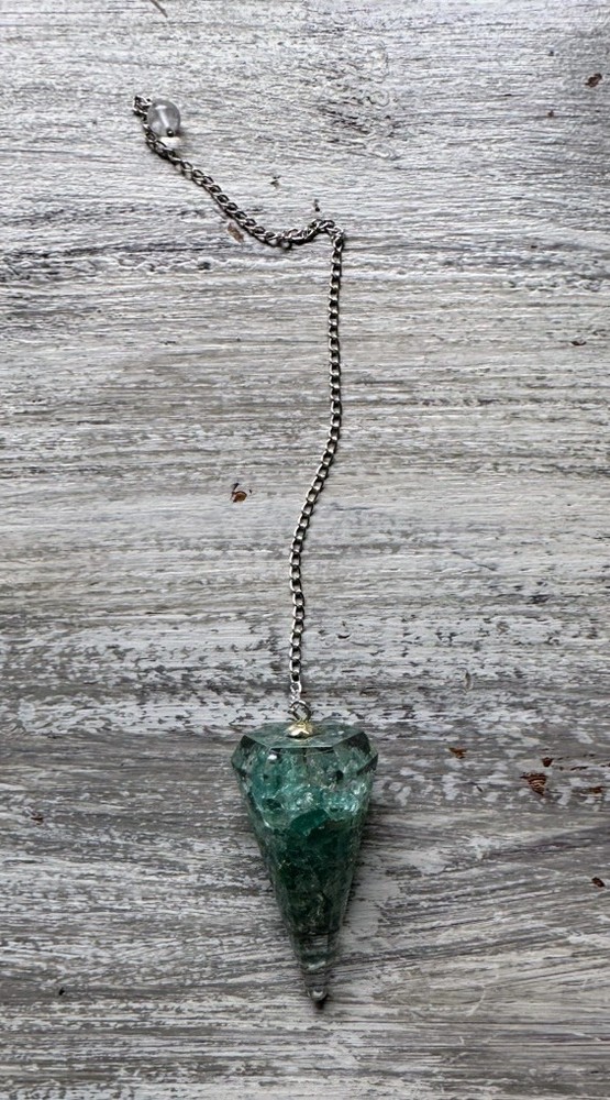 Handmade-Style Resin Pendulum (Not Crystal)