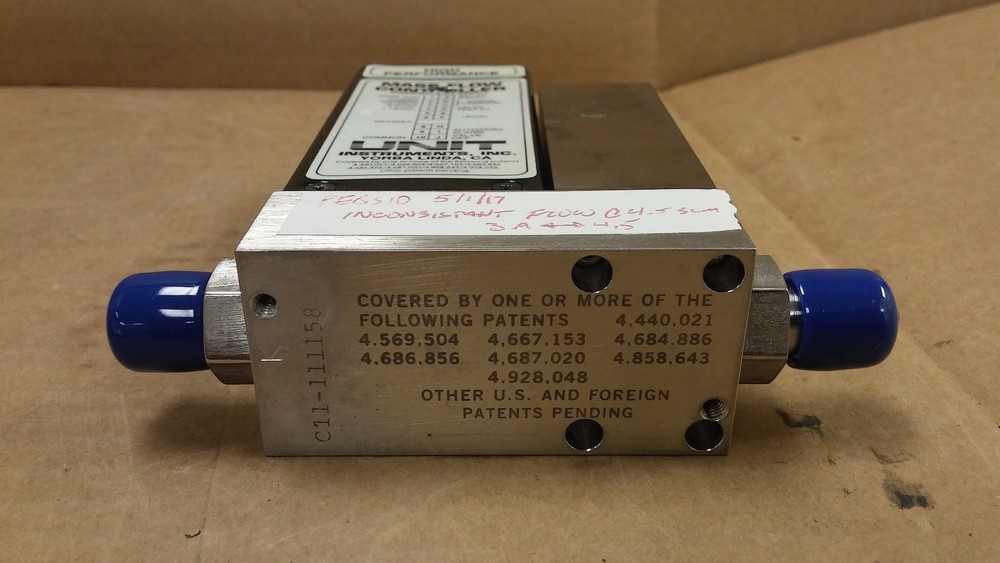 UNIT Instruments UFC-1100A O2 Gas 10000 SCCM Mass Flow Controller