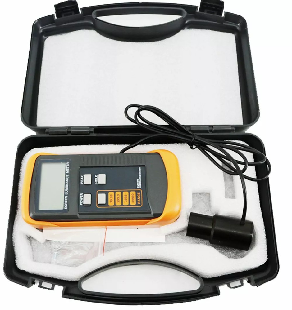 Handheld Screen Brightness Meter with Accuracy ±0.5%+1 Range 0.01-39990cd/m2