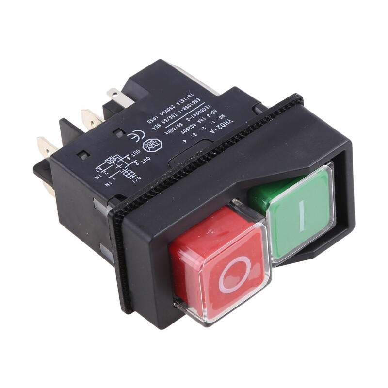 Electromagnetic Button Machine Tool Accessories IP55 Waterproof