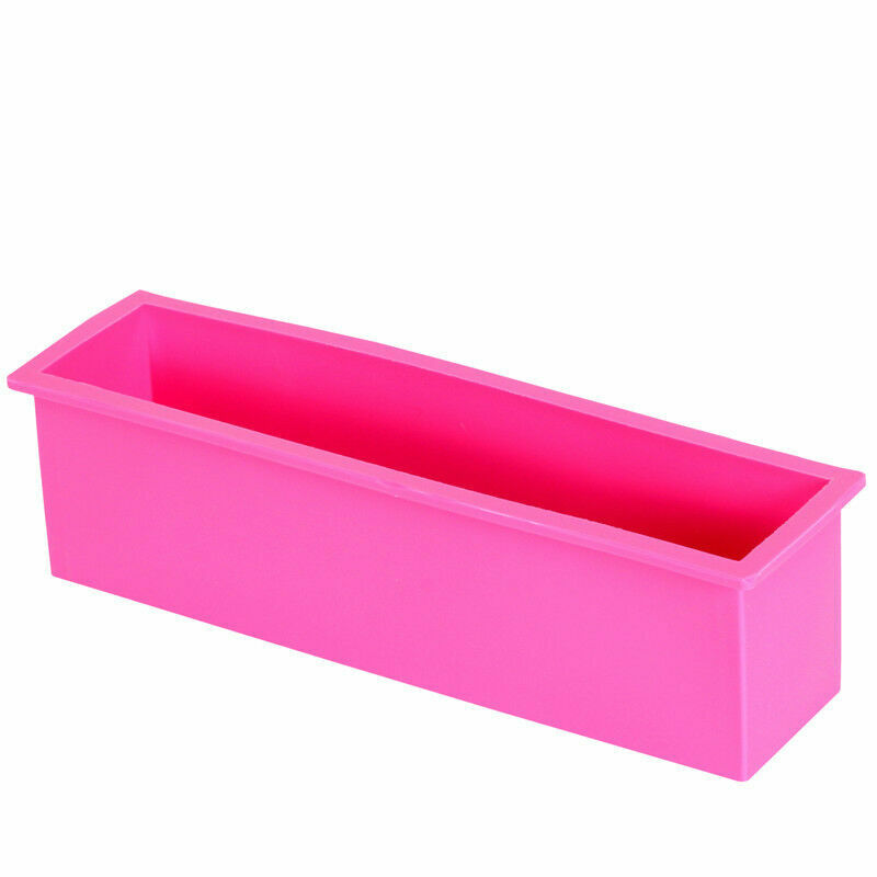 Large Loaf Soap Mold Rectangular Swirl Making Tools DIY Handmade Rendering Mould