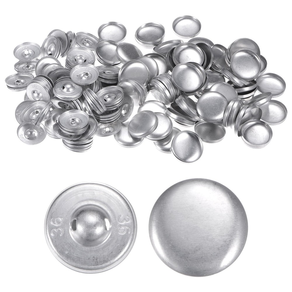100 Pcs Button Supplies 36L(22.9mm/0.9") for Button Maker Machine