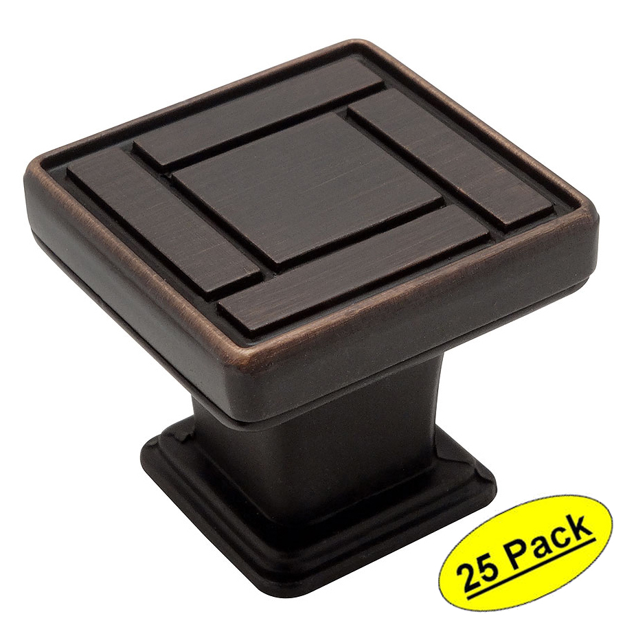 *25 Pack* Cosmas Oil Rubbed Bronze Cabinet Knobs #7155ORB