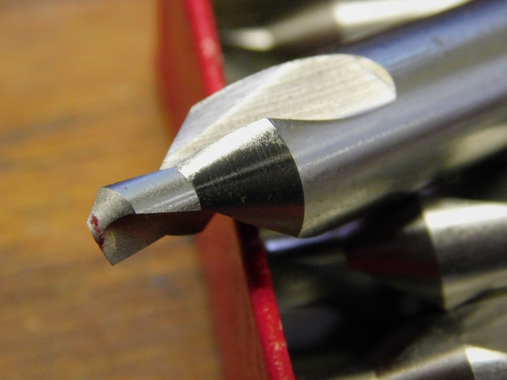 2 USA HSS #5 Right Hand Combination Drill & Countersinks